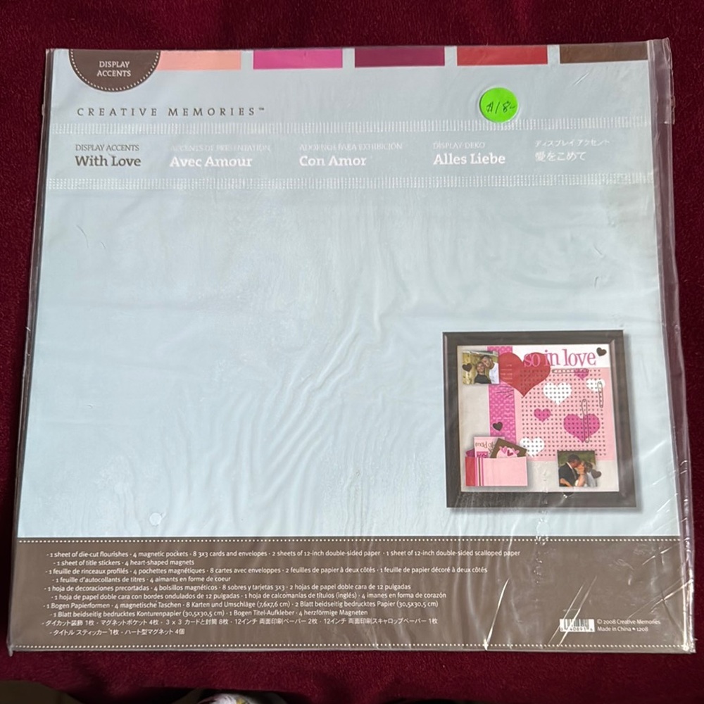Creative Memories With Love Display Accents